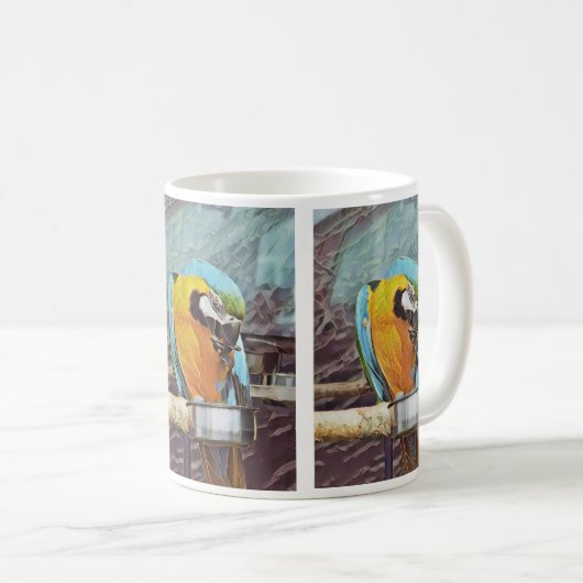 NIEDLICH MACAW KAFFEETASSE (VorderseiteRechts)
