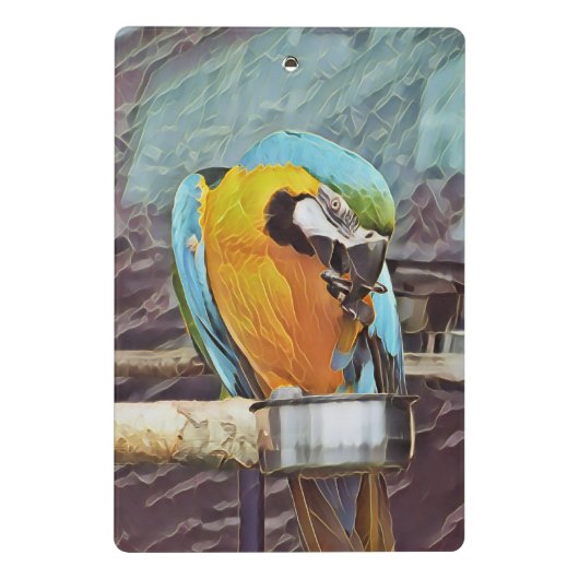 NIEDLICH MACAW MINI KLEMMBRETT (Rückseite)