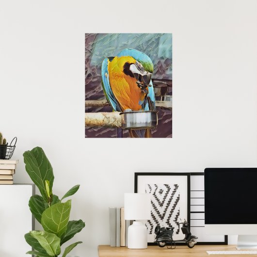 NIEDLICH MACAW POSTER (Heimbüro)