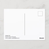 Niedlich machen Sie mehr von dem, was Sie zu einem Postkarte (Rückseite)