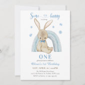 Niedlich macht sich ein Junge zum ersten Geburtsta Einladung (Vorderseite)