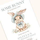 Niedlich macht sich etwas Bunny einen 1. Geburtsta Einladung