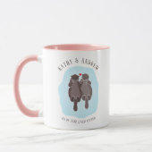 Niedlich Made for each Otter Ihm Ihr romantisches Tasse (Links)