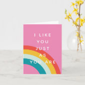 Niedlich mag ich dich karte (Gelbe Blume)