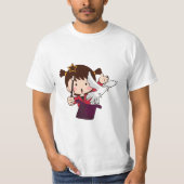 Niedlich Magic Girl T - Shirt (Vorderseite)