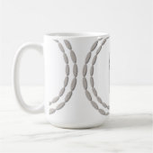 Niedlich Magic Silver Bows Baby Dusche Tasse (Links)