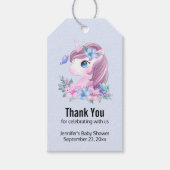Niedlich & Magical Baby Unicorn Wasserfarbe Vielen Geschenkanhänger (Vorderseite)