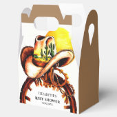 Niedlich Magical Boho Cowboy Babydusche Geschenkschachtel (Geöffnet)