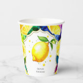 Niedlich Magical Lemon Birthday Pappbecher (Vorderseite)