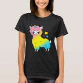 Niedlich Magical Llama Unicorn Llamacorn T-Shirt (Vorderseite)
