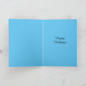 Niedlich Magical Time Christmas Unicorn Karte (Innenseite)