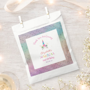 Niedlich Magical Unicorn Geburtstag Vielen Dank fü Geschenktütchen