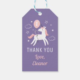 Niedlich Magical Unicorn Geburtstag Vielen Dank Geschenkanhänger