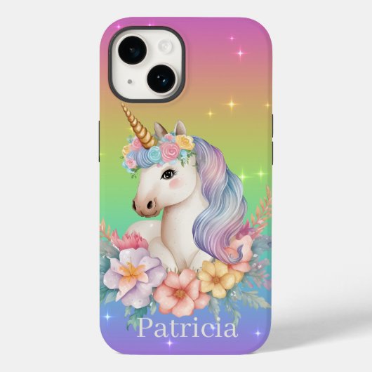niedlich Magical unicorn Name Case-Mate iPhone Hülle (Rückseite)