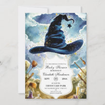 Niedlich Magical Wizard Hat Baby Dusche