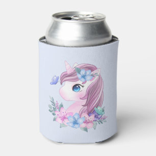 Niedlich & magisch Baby Unicorn mit Big Eyes Dosenkühler