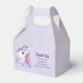 Niedlich & magisch Baby Unicorn mit Big Eyes Geschenkschachtel (Vorderseite)