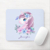Niedlich & magisch Baby Unicorn mit Big Eyes Mousepad (Mit Mouse)