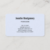 Niedlich & magisch Baby Unicorn Wasserfarbe Visitenkarte (Rückseite)