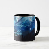 Niedlich, magisch, dunkel, Aurora Borealis, Person Tasse (VorderseiteRechts)
