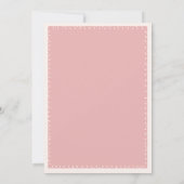 Niedlich Magische Ballerina Einhorn Rosa Girl Gebu Einladung (Rückseite)