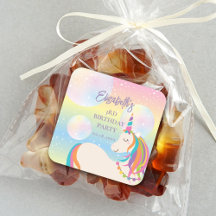 Niedlich Magische Rainbow Unicorn Girl Birthday Pa