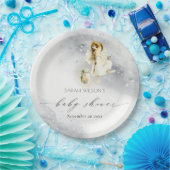 Niedlich Magische Sternencreme-Dusche Pappteller (Party)