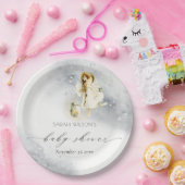 Niedlich Magische Sternencreme-Dusche Pappteller (Party)