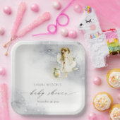 Niedlich Magische Sternencreme-Dusche Pappteller (Party)