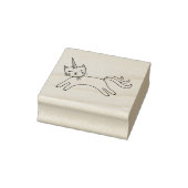 Niedlich Magisches Caticorn Cat Unicorn Gummistempel (Stempel)