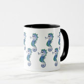 Niedlich Magisches Funny Seepferd Ocean Life Desig Tasse (VorderseiteRechts)
