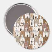 Niedlich Magnet (Vorderseite/Rückseite)