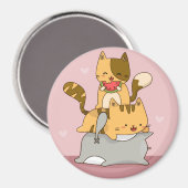 Niedlich Magnet (Vorderseite/Rückseite)