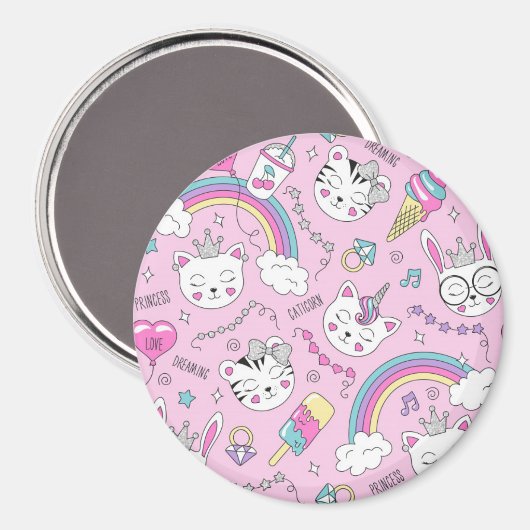 Niedlich Magnet (Vorderseite/Rückseite)