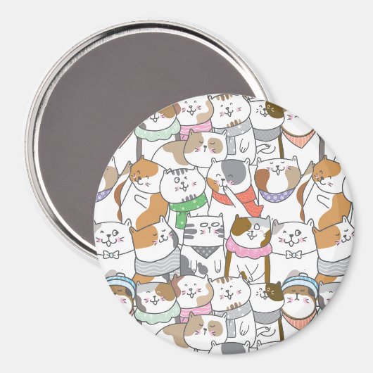 Niedlich Magnet (Vorderseite/Rückseite)