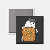 Niedlich Magnet | Knock Knock It's My Note! (Vorderseite/Rückseite)