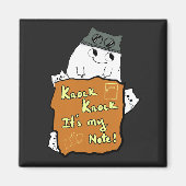 Niedlich Magnet | Knock Knock It's My Note! (Vorne)