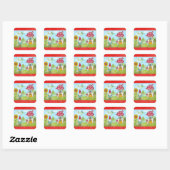 Niedlich Mairy Tale Elf Gnome Danke Stickers (Blatt)