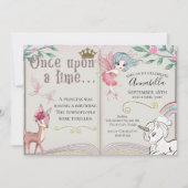 Niedlich Mairy Tale Glitzer Fairy Garden Einladung (Vorderseite)