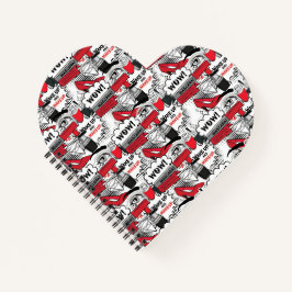 Niedlich Makeup Girl - kawaii Beauty und Glam Fash Notizblock