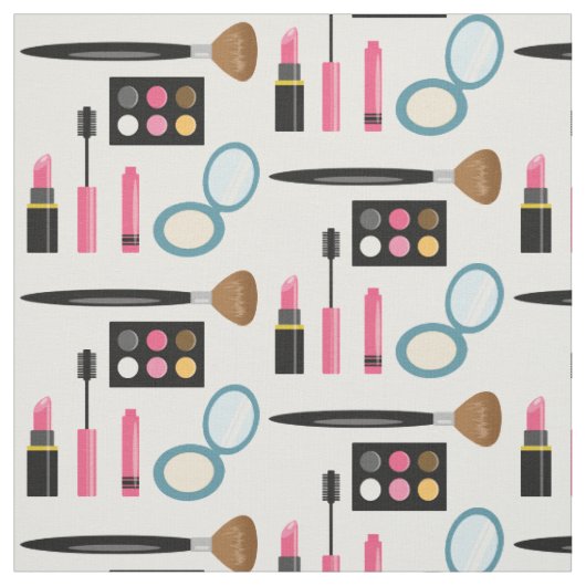 Niedlich Makeup Set Muster Stoff (Muster)