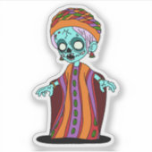 Niedlich Malian Zombie Aufkleber (Vorderseite)