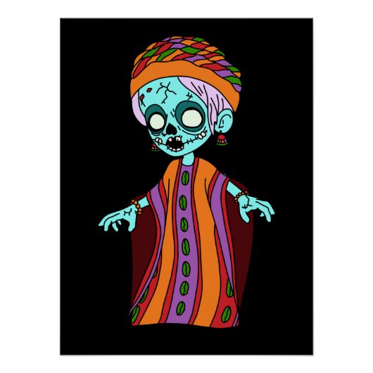 Niedlich Malian Zombie Poster (Vorderseite)