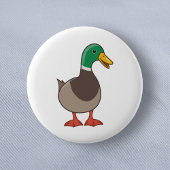 Niedlich Mallard Duck Button