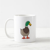 Niedlich Mallard Duck Kaffeetasse (Links)