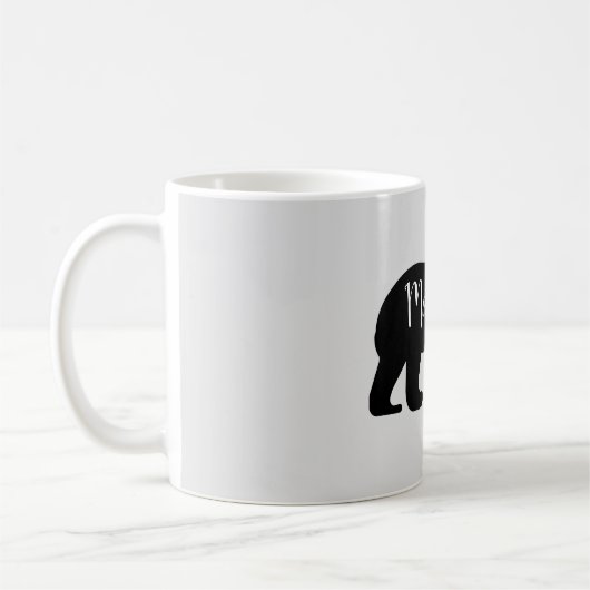 Niedlich Mama Bär  Kaffeetasse (Links)