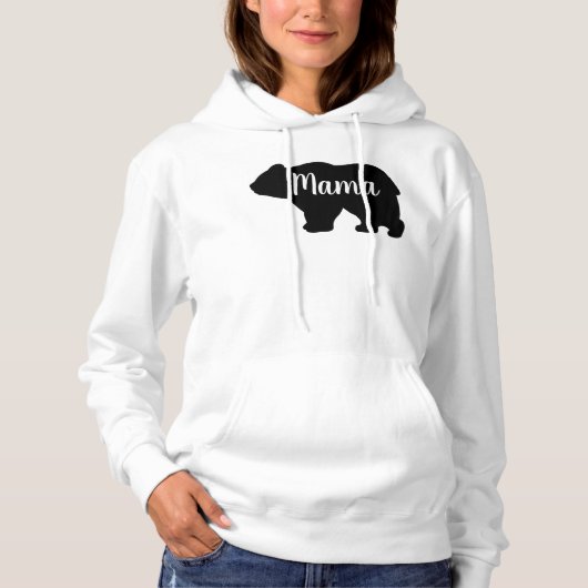 Niedlich Mama Bären Design Mütter Tagesgeschenk Hoodie (Vorderseite)