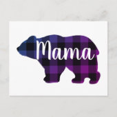 Niedlich Mama Bären Design Mütter Tagesgeschenk Postkarte (Vorderseite)