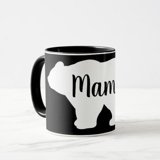 Niedlich Mama Bären Design Mütter Tagesgeschenk Tasse (Vorderseite Links)