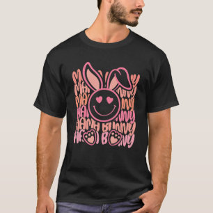 Niedlich Mama Bunny Lächeln Gesicht Gewitter Oster T-Shirt